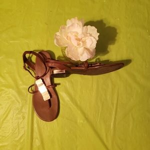 Nicole brown sandals